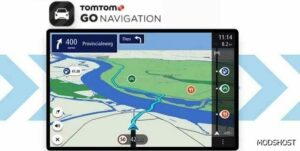 ETS2 Navigation Mod: Tomtom GO Navigation 1.50 (Image #2)