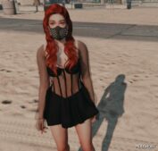 GTA 5 Player Mod: Nora Vampire Teen Add-On PED Fivem/Sp V2.0 (Featured)