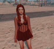 GTA 5 Player Mod: Nora Vampire Teen Add-On PED Fivem/Sp V2.0 (Image #3)