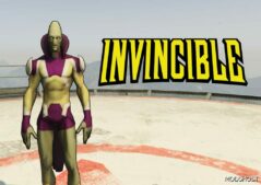 GTA 5 Martian MAN Invincible Add-On PED mod