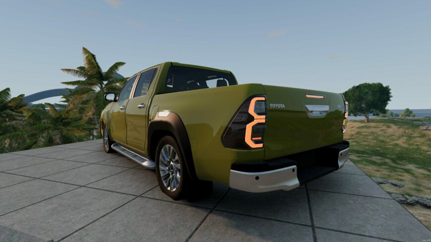 BeamNG Toyota Car Mod: Hilux 2022 Leaked 0.32 (Featured)