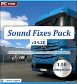 ETS2 Mod: Sound Fixes Pack v24.20 1.50 (Featured)