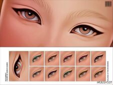 Sims 4 Eyeliner N337 mod