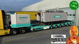ATS Mod: 95TN Siemens Transformator Trailer 1.50 (Image #2)