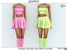 Sims 4 Strappy Crop Top mod
