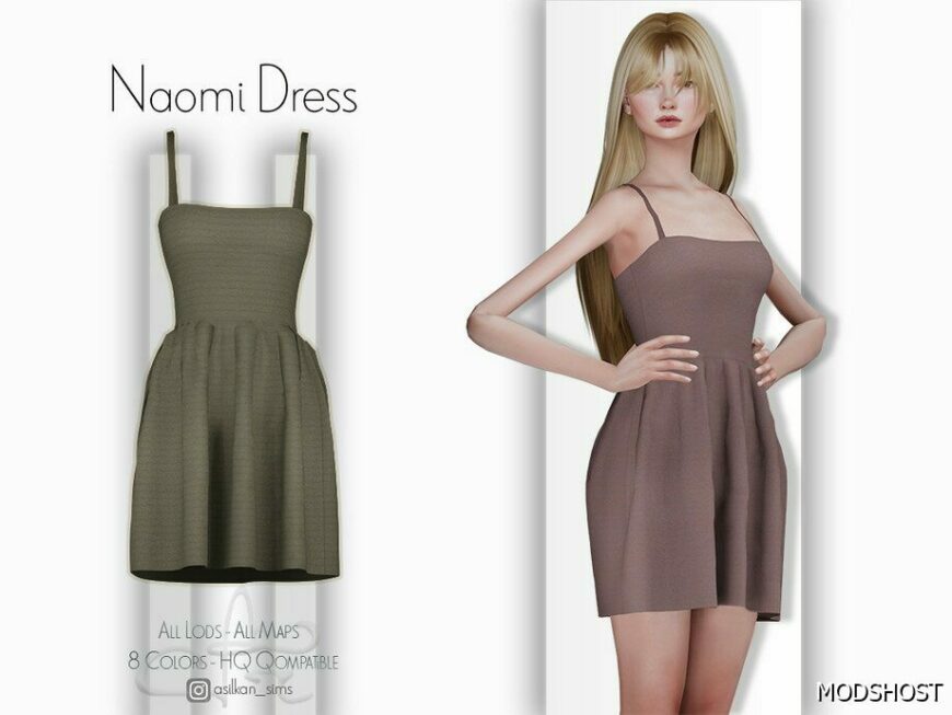 Sims 4 Naomi Dress – ACN 437 mod