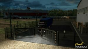 ETS2 Mod: Animated Gates in Companies V4.5 Schumi 1.50 (Image #2)