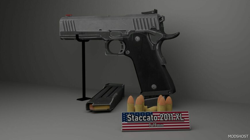GTA 5 Weapon Mod: RON Staccato 2011 XL (Featured)