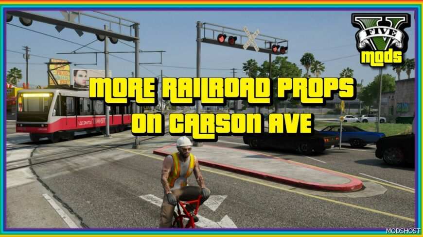 GTA 5 More Railroad Props on Carson AVE V0.2 mod