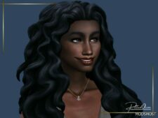 Sims 4 Female Accessory Mod: Cynthia Necklace (Image #2)