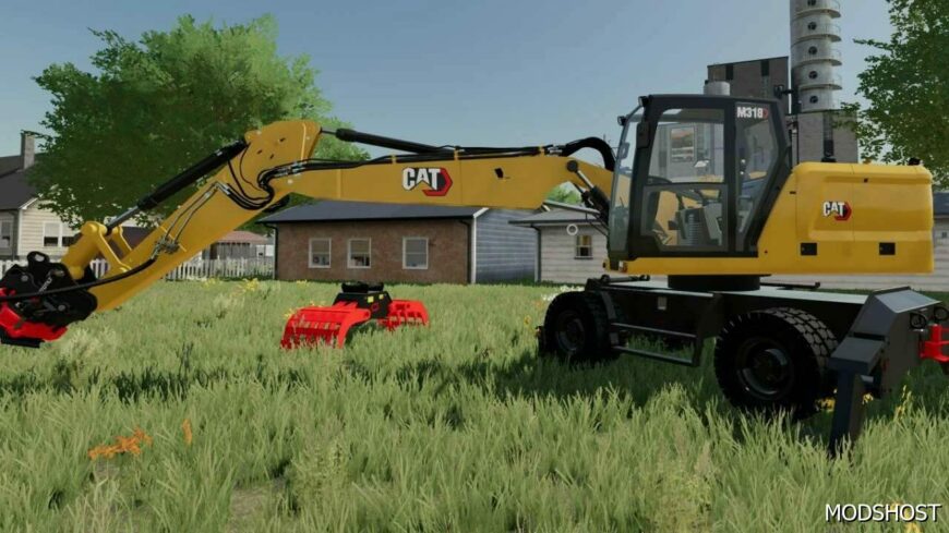 FS22 Caterpillar Forklift Mod: CAT M318 (Featured)
