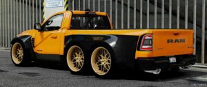 GTA 5 Dodge Vehicle Mod: 2023 Dodge RAM 1500 TRX 6×6 Slammed (Image #2)