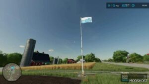 FS22 Flag Mod: Canadian Dairy Flag Placeable (Image #2)