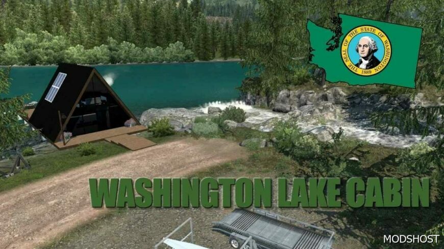 ATS Washington Lake Cabin A-Frame V1.1.4 mod