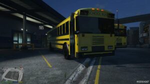 GTA 5 Vehicle Mod: Dansworth D2500 (Type-D) Rear Engine Schoolbus NO ELS Addon (Featured)