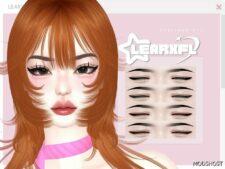 Sims 4 Makeup Mod: Eyeliner N17