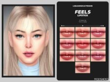 Sims 4 Makeup Mod: Feels Lipstick
