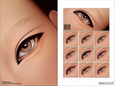 Sims 4 Makeup Mod: Eyeliner N336 V1