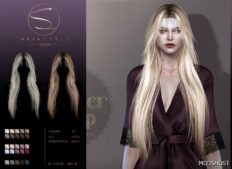 Sims 4 Long Ombre Hair 010524 mod