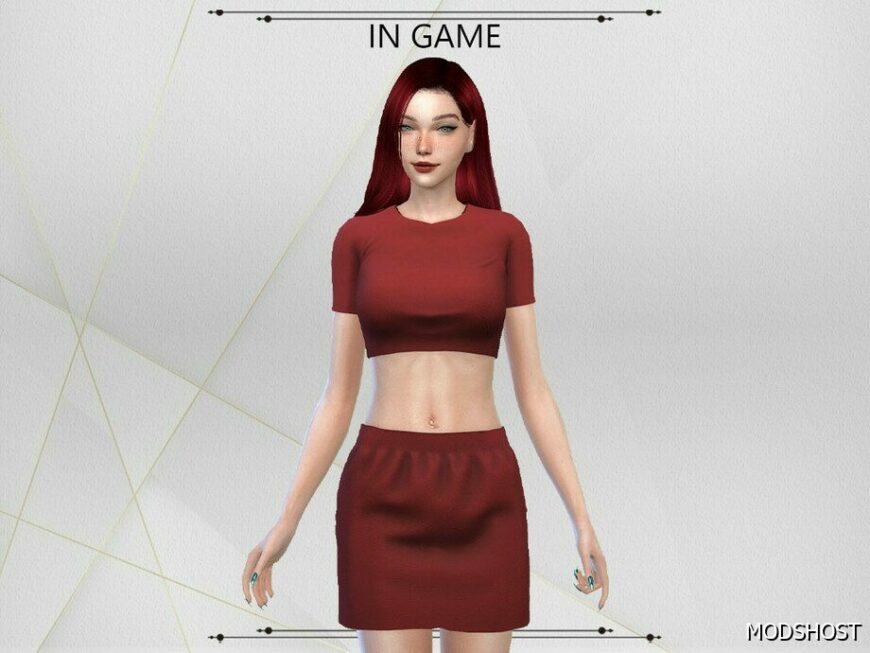 Sims 4 Elder Clothes Mod: Taylor SET (Featured)