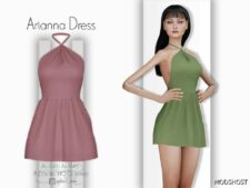 Sims 4 Female Clothes Mod: Arianna Dress – ACN 438 (Image #2)