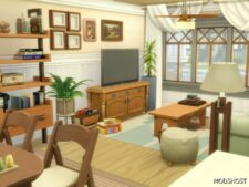 Sims 4 Mod: Cozy House (NO CC) (Image #6)