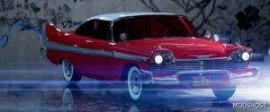 BeamNG Plymouth Car Mod: Fury 1958 Christine V1.2 0.32 (Image #2)