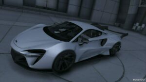 GTA 5 McLaren Vehicle Mod: 2022 Mclaren Artura Widebody Twinturbo (Featured)