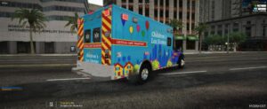 GTA 5 Ford Vehicle Mod: F450 Ambulance (Image #2)