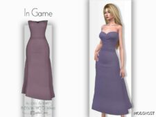 Sims 4 Dress Clothes Mod: Jasmine Dress – ACN 440 (Image #2)