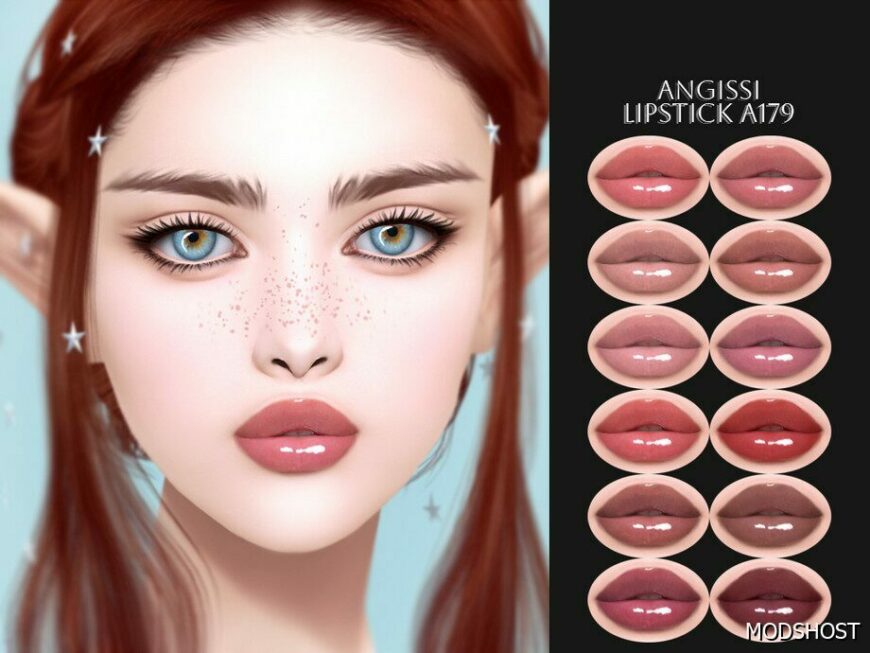 Sims 4 Lipstick Makeup Mod: A179 (Featured)