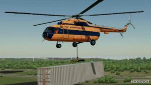 FS22 Helicopter Vehicle Mod: MI-8 (Featured)