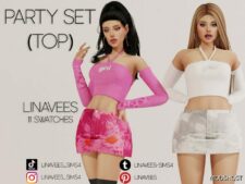 Sims 4 Party Clothes Mod: Ximena – Party SET (Image #2)