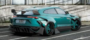 GTA 5 Lamborghini Vehicle Mod: Custom Lamborghini Urus Widebody (Image #2)