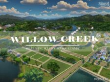 Sims 4 Willow Creek Realistic Map Replacement mod