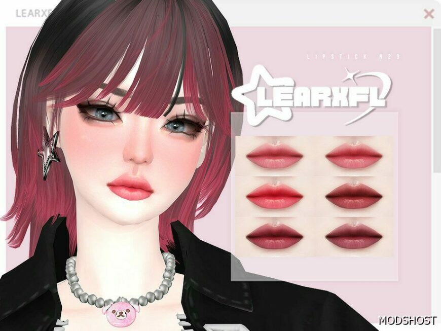 Sims 4 Lipstick Makeup Mod: N20 HQ (Featured)