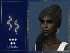 Sims 4 Accessory Mod: Erica Earrings (Featured)