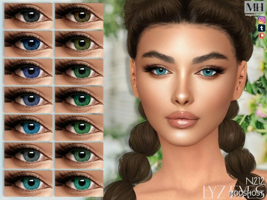 Sims 4 Mod: LYZ Eyes N212