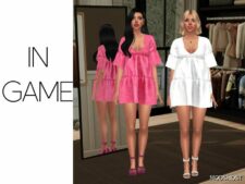 Sims 4 Juliette – Ruffle Dress mod
