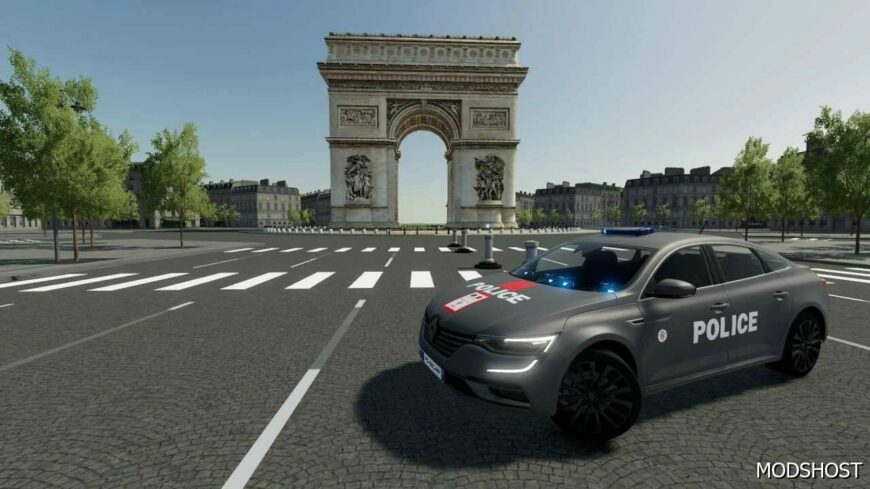 FS22 Renault Car Mod: Talisman Police Headquarters (Featured)