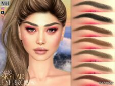 Sims 4 Eyebrows Hair Mod: Skylar Eyebrows N320 (Featured)