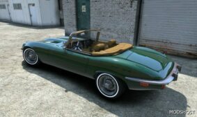 GTA 5 Jaguar Vehicle Mod: 1971 Jaguar E-Type S2C Convertible (Image #5)