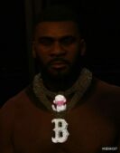 GTA 5 Player Mod: B Chain For Franklin (Image #2)