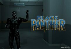 GTA 5 Player Mod: Black Panther (Marvel Avenger’s) Add-On PED (Featured)
