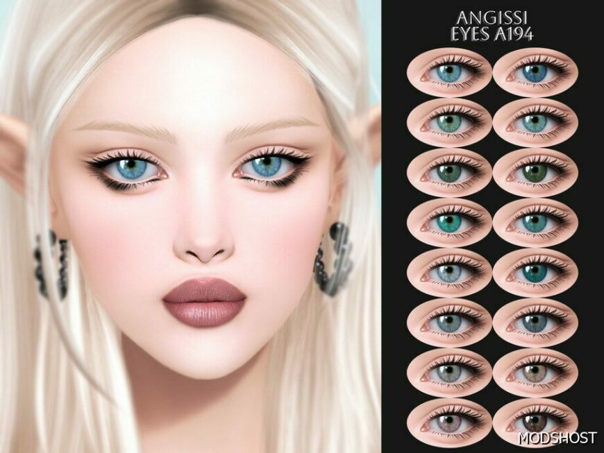 Sims 4 Eyes A194 mod