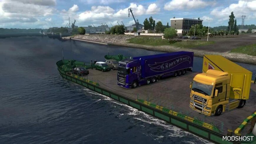 ETS2 Map Mod: 1 Mod 2 Ferry Them ALL 1.50 (Featured)