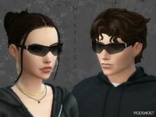 Sims 4 Black Sport Sunglasses mod