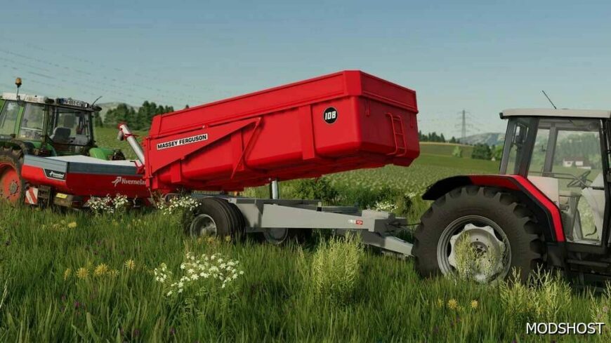 FS22 Massey Ferguson Trailer Mod: 108 (Featured)