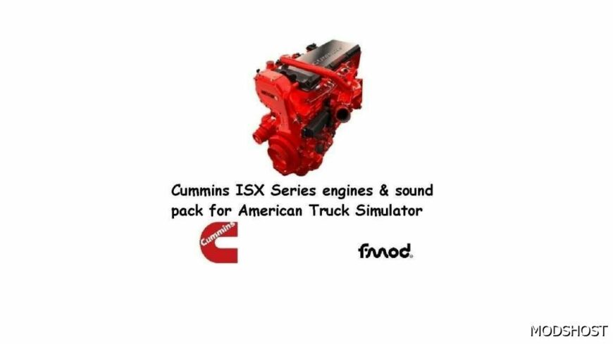 ATS Cummins ISX Engines & Sounds Pack 1.50 mod