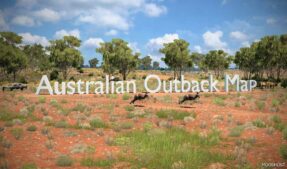 ATS NEW Australian Outback Map V5.1 1.50 mod